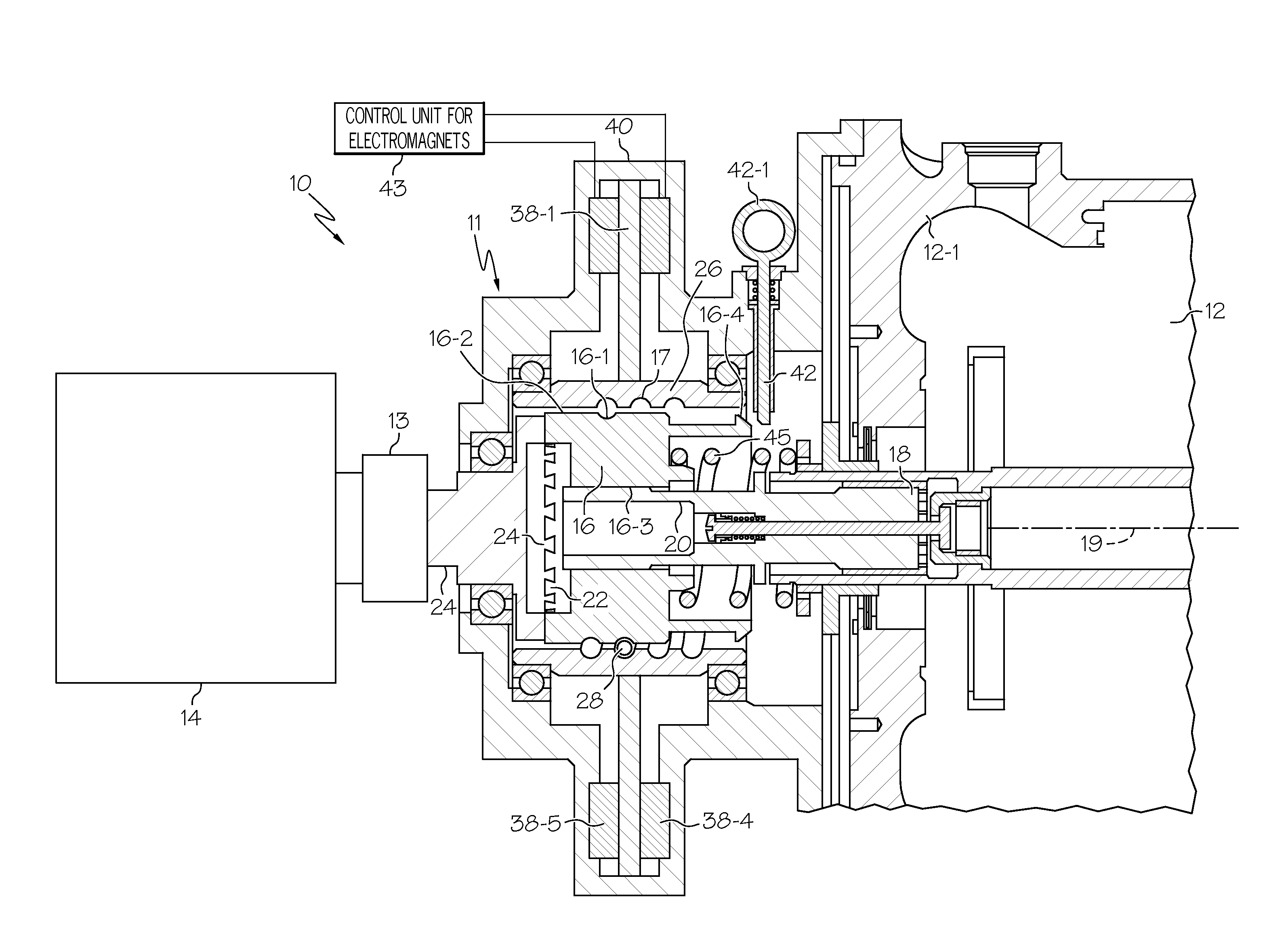 Application of eddy current braking system for use in a gearbox/generator mechanical disconnect