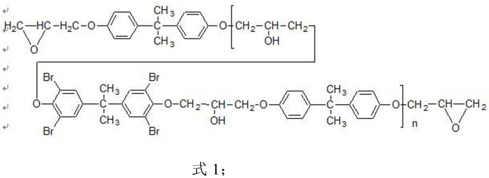 Epoxy resin adhesive with high comparative tracking index and preparation method thereof