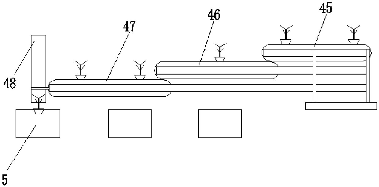 Automatic vegetable planting device