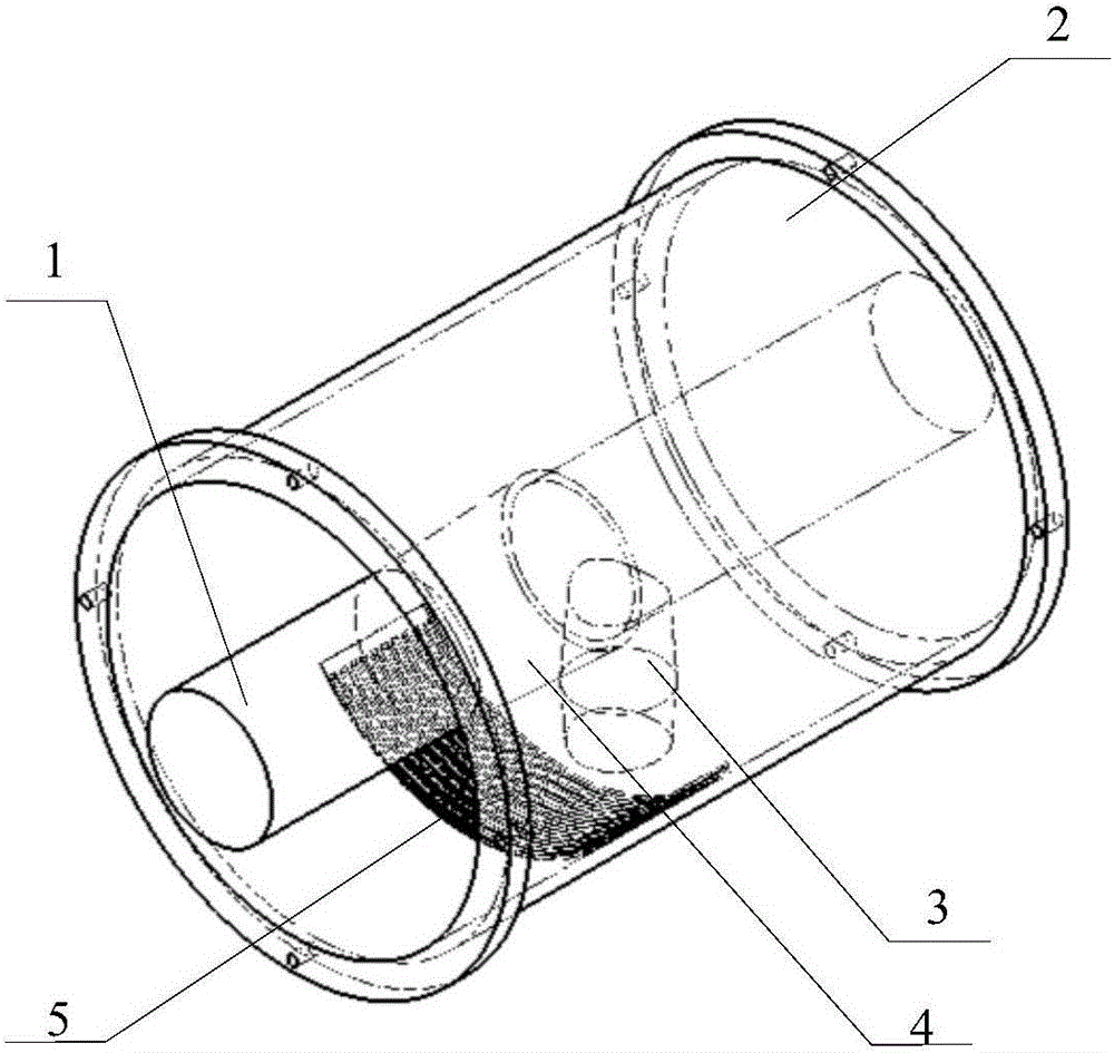 Metal particle trap for direct-current gas-insulated power transmission line