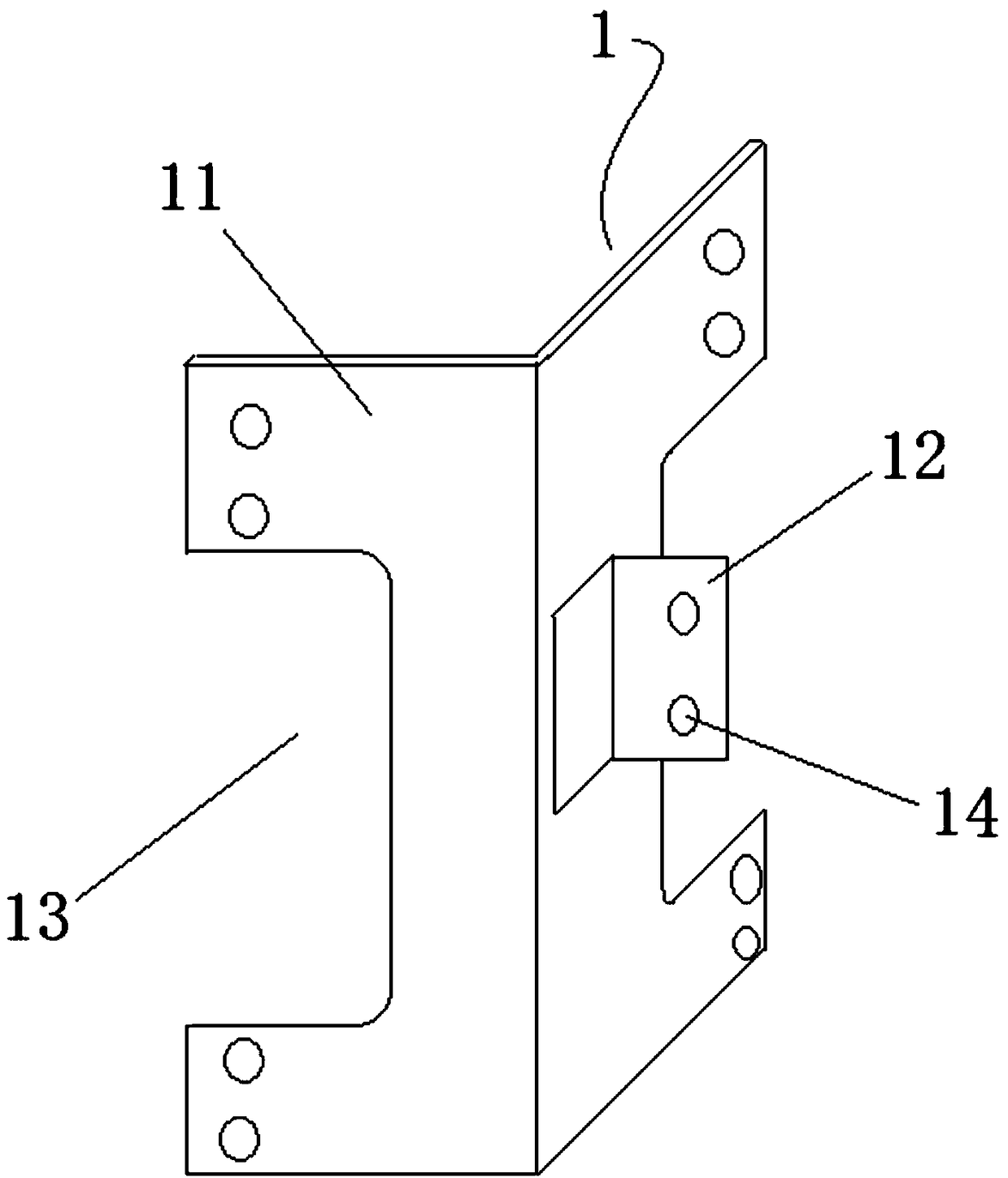 Externally-wrapped anchor steel reinforcement structure for concrete beam and column joint