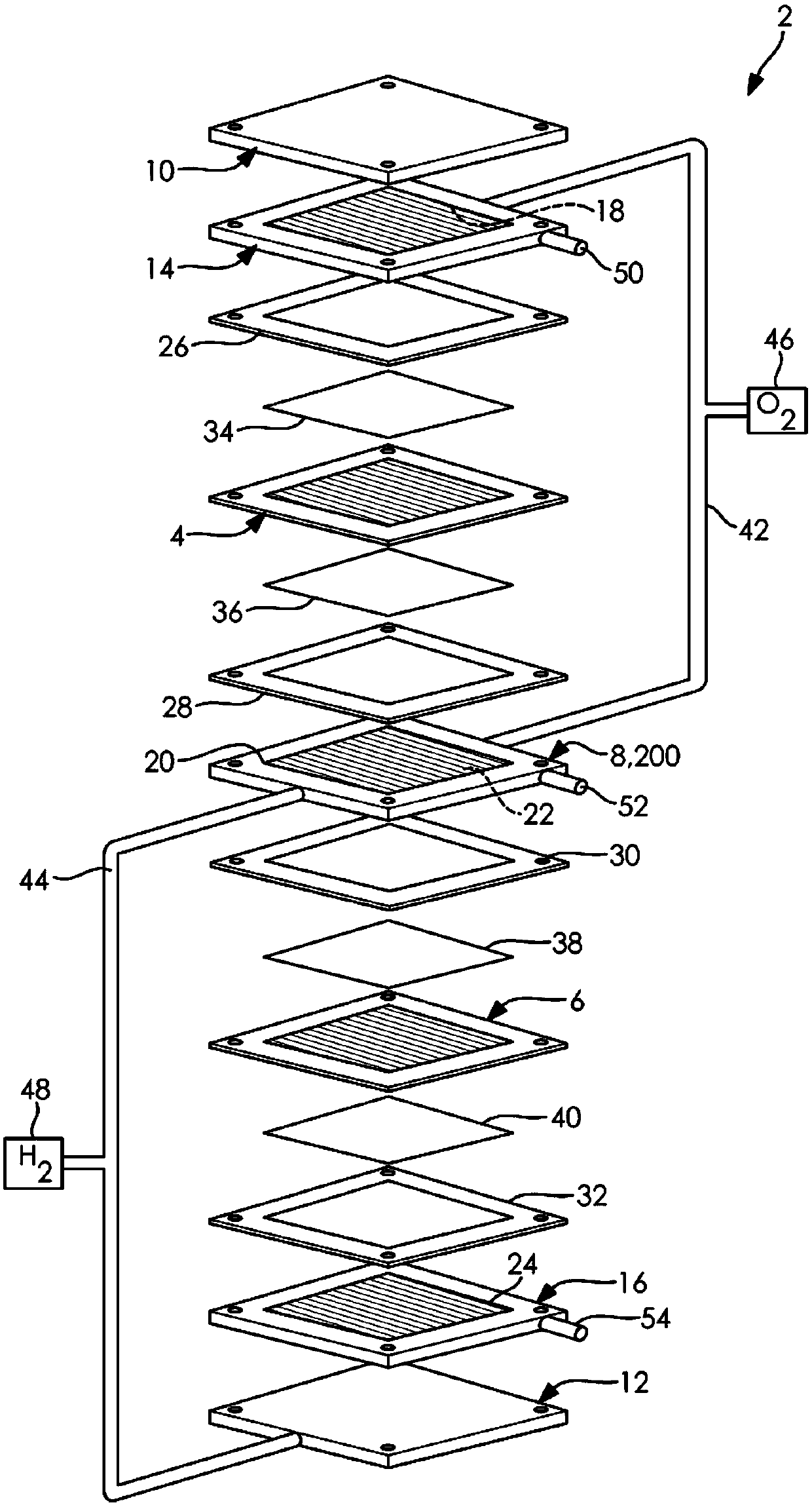 Hybrid bipolar plate for fuel cell