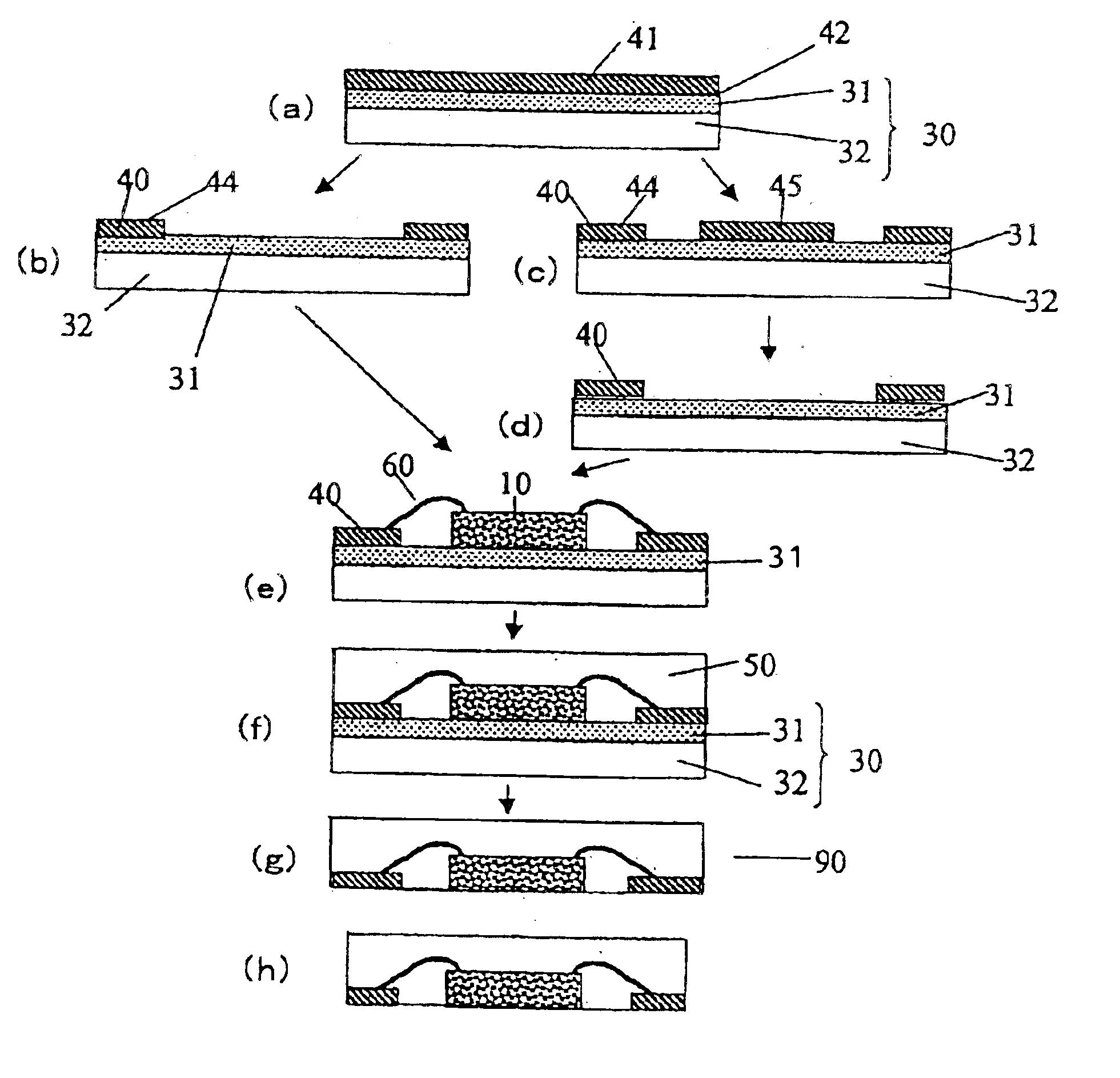 Method for manufacturing semiconductor device, adhesive sheet for use therein and semiconductor device