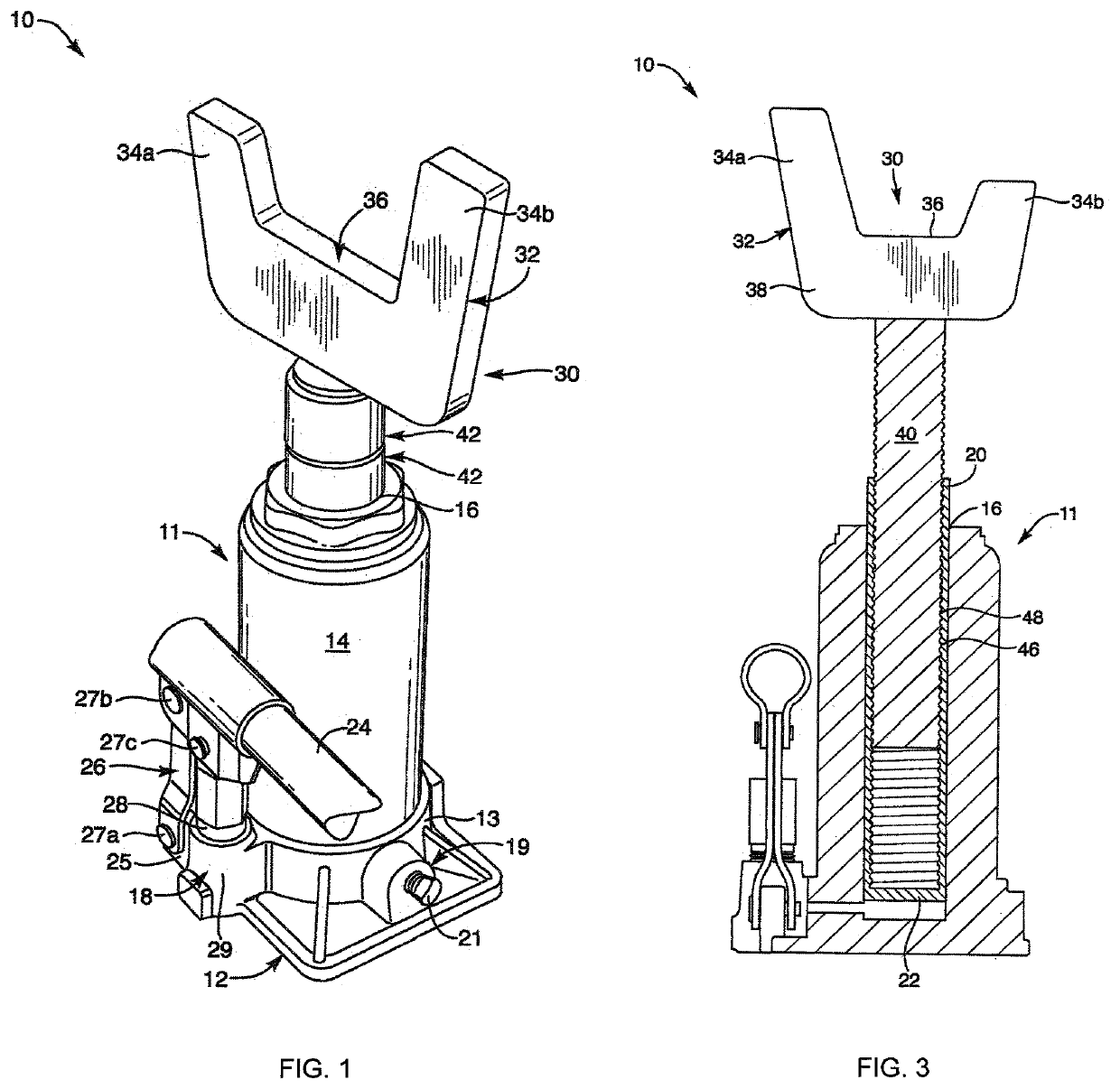 Tilt-safe, high-capacity lift device