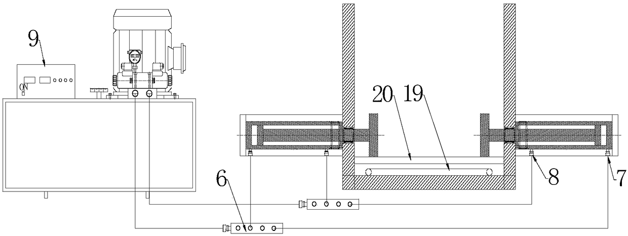 Device for applying prestress to rock sample in freezing and thawing test