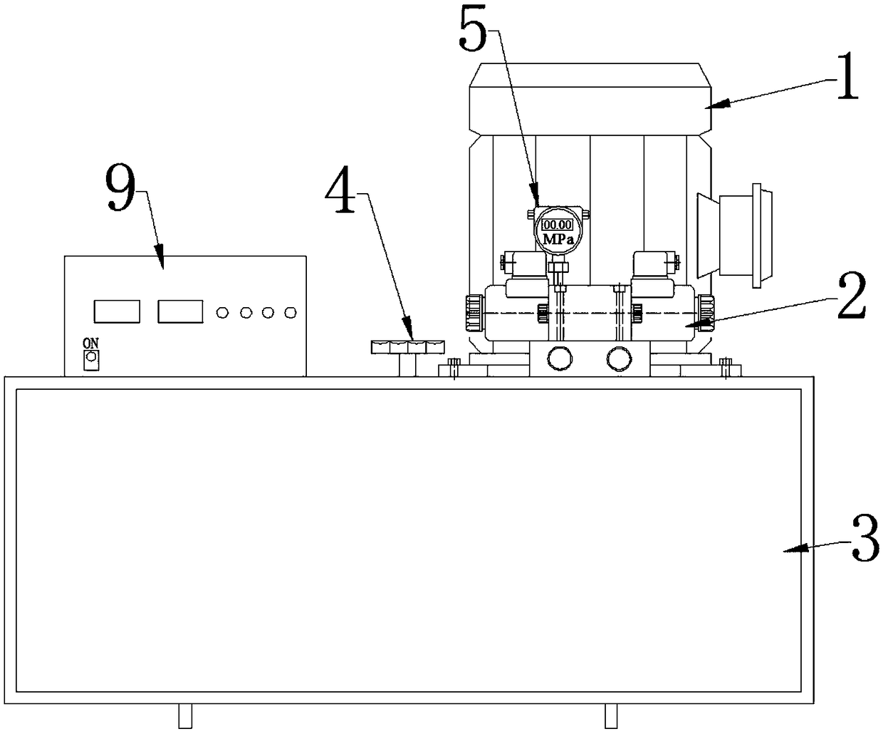 Device for applying prestress to rock sample in freezing and thawing test