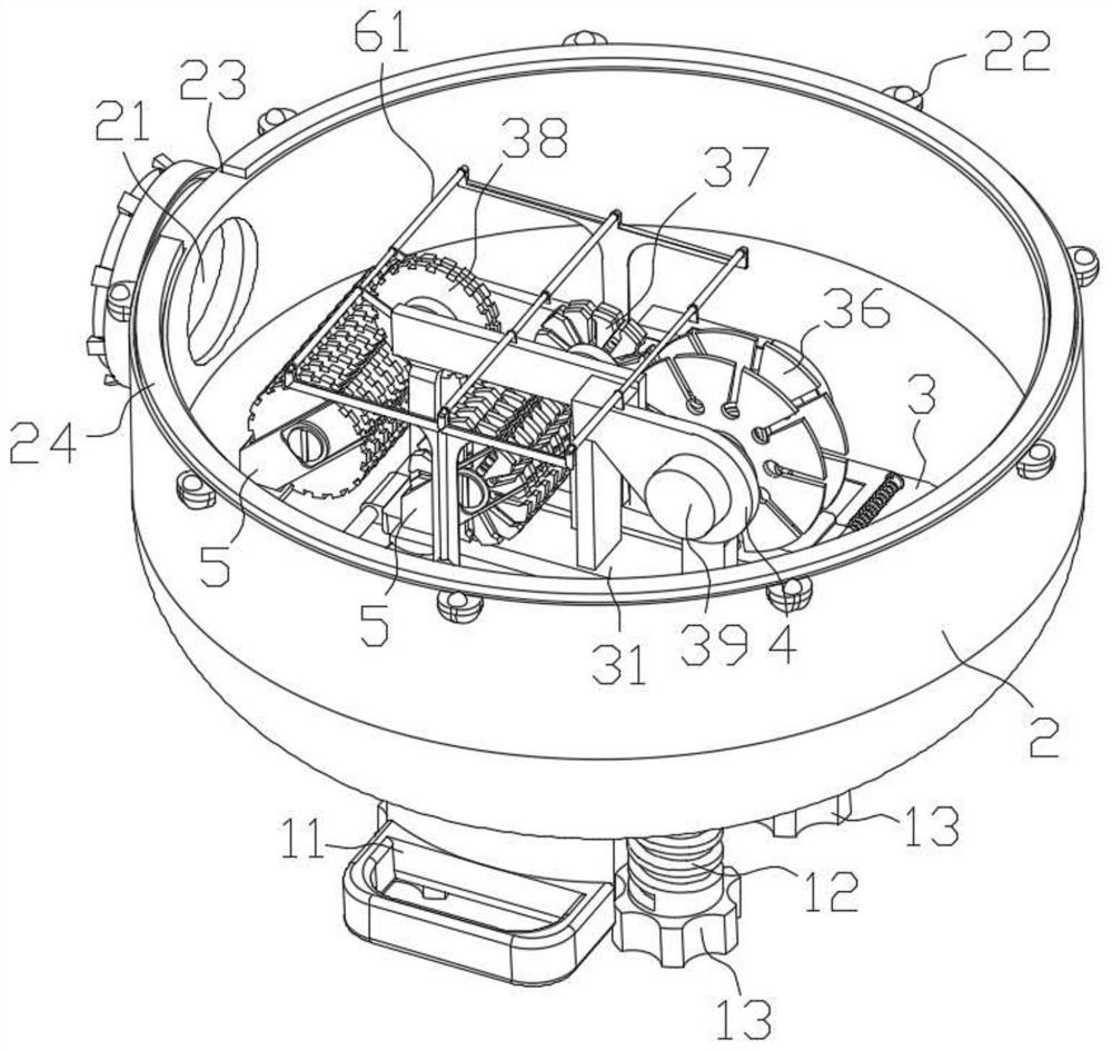 Wall grooving cutting device for architectural engineering construction