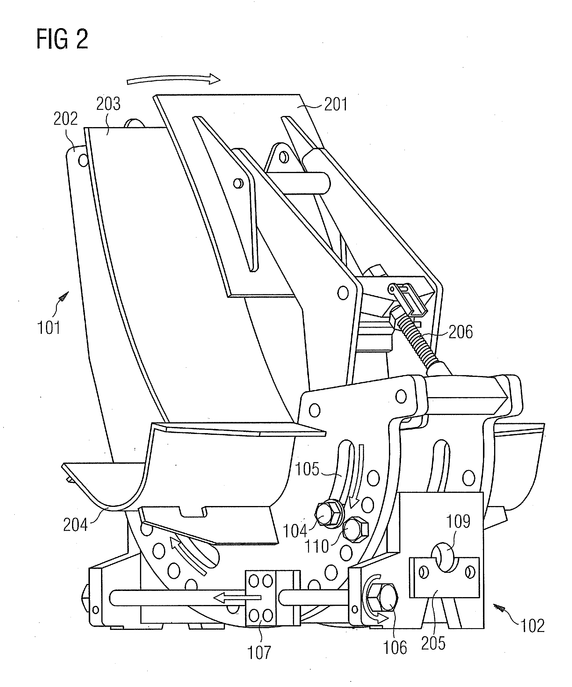 Tip end bracket