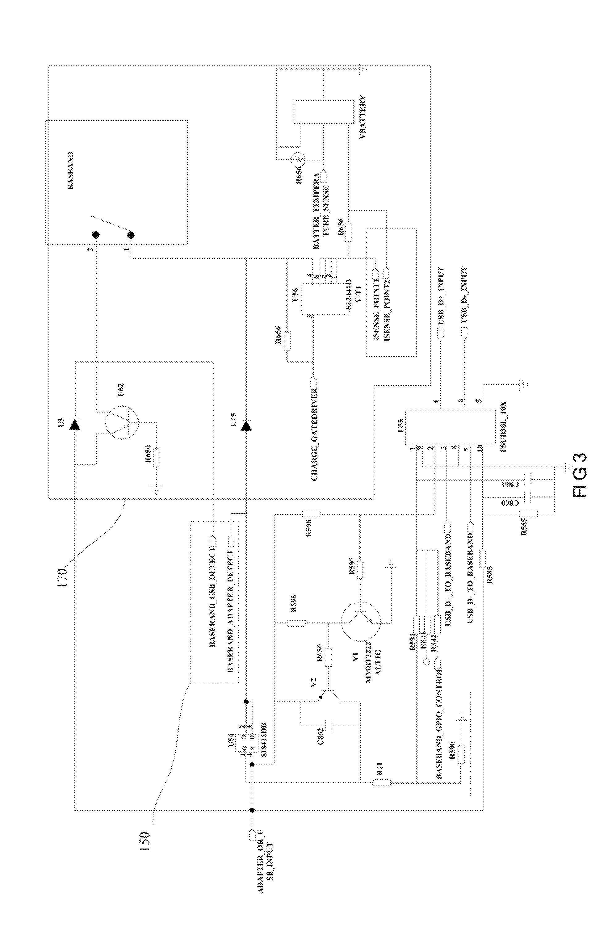 Method and device for identifying universal serial bus (USB) insertion or charger insertion of mobile terminal