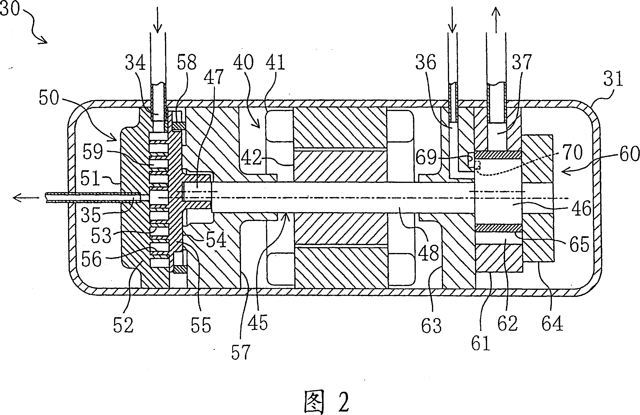 Volume expander and fluid machine