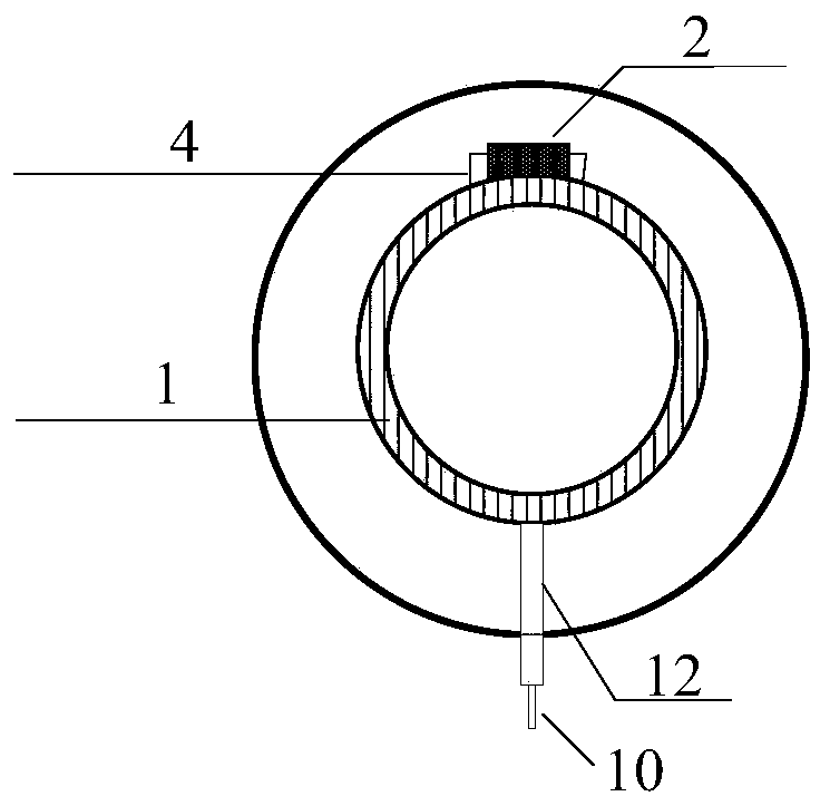 Miniature steel pipe pile earth pressure and displacement monitoring device