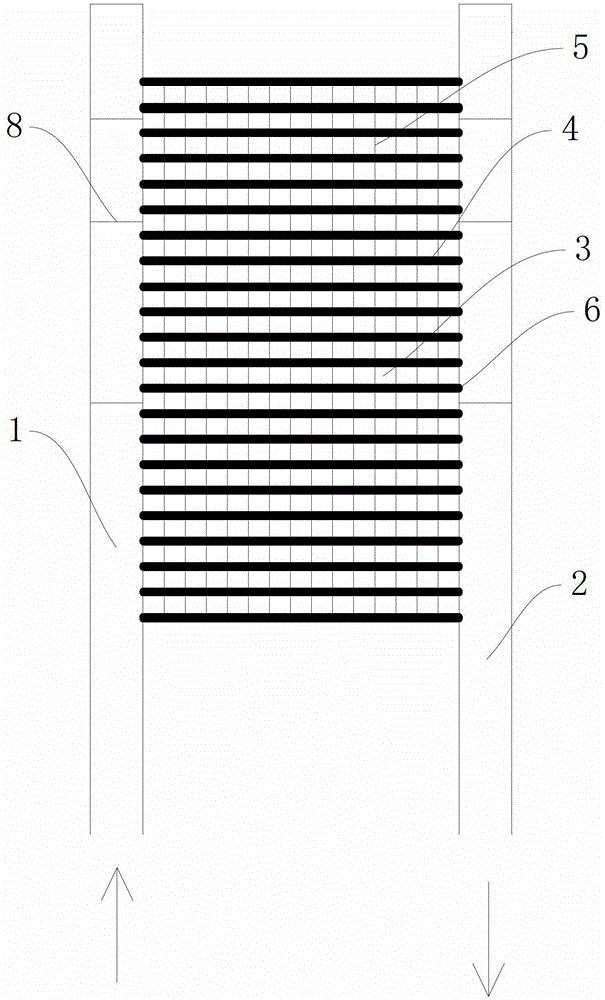 Heat exchanger provided with micro micro-channel metal circular pipes for air cooled air conditioner