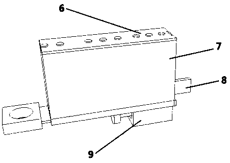 Automatic nucleic acid extraction and real-time quantitative PCR device and matched reaction box