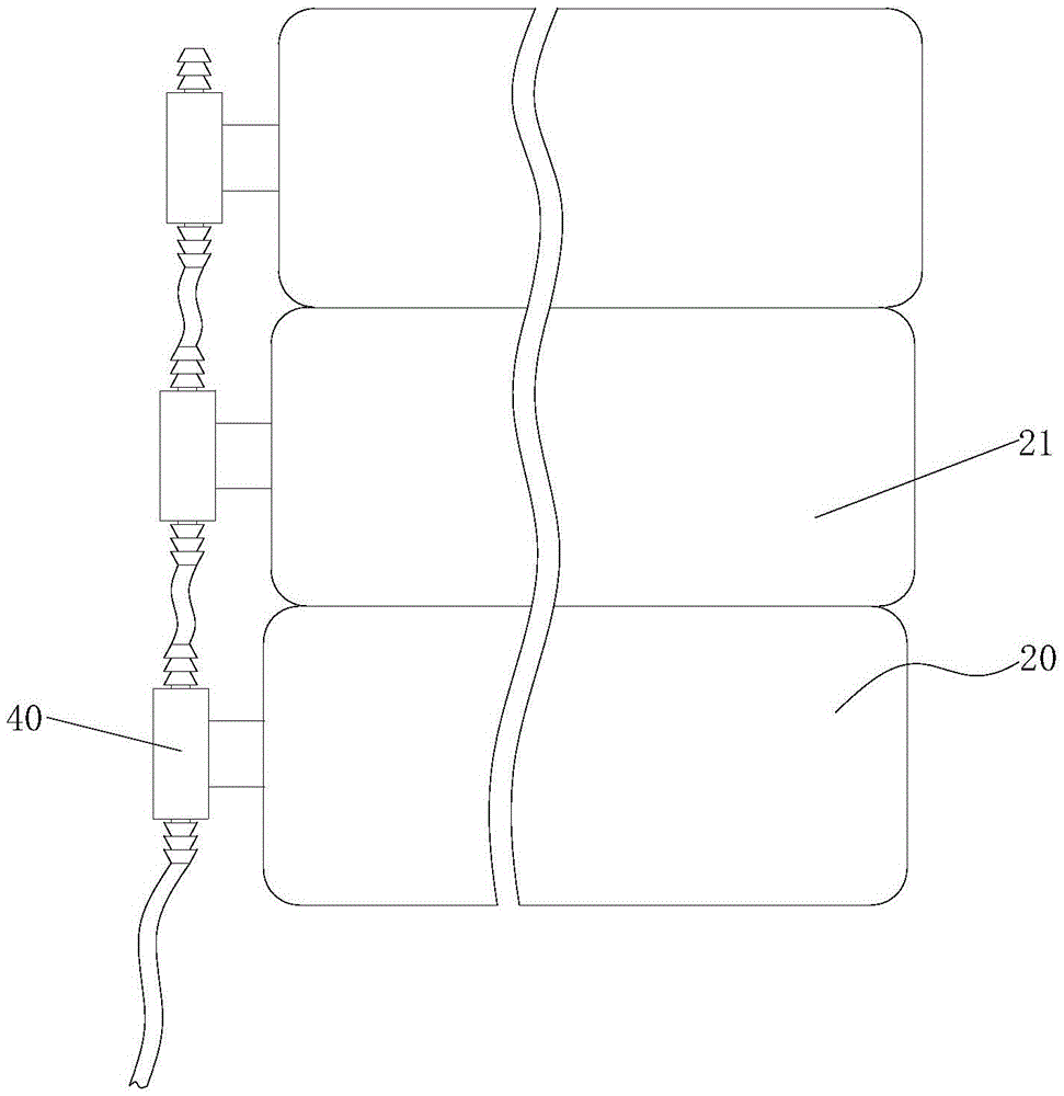 Spinal stretching air column manipulation with multi-layer air column spinal cushion