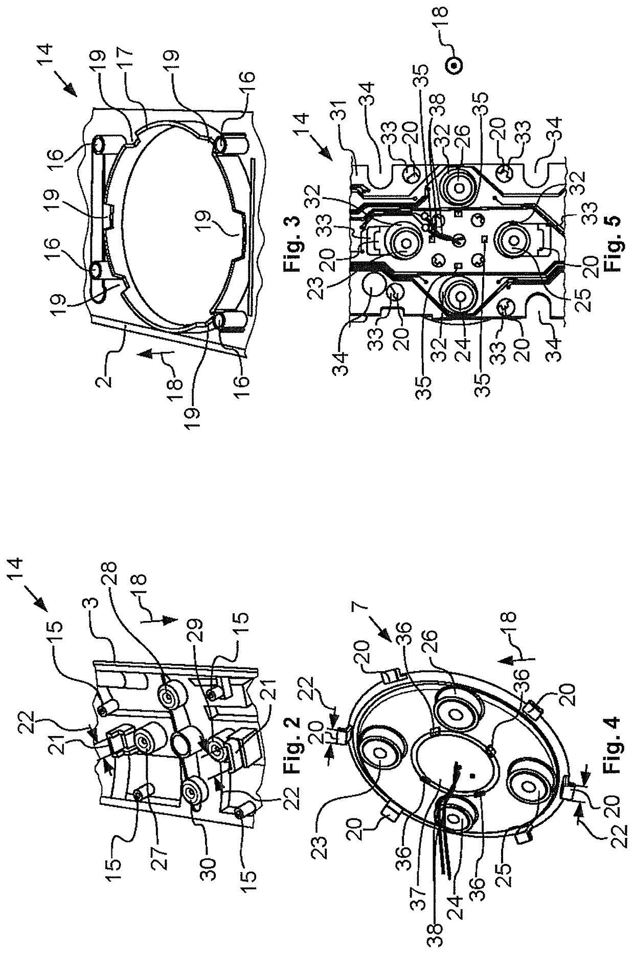 Remote-control system with homopolar magnets