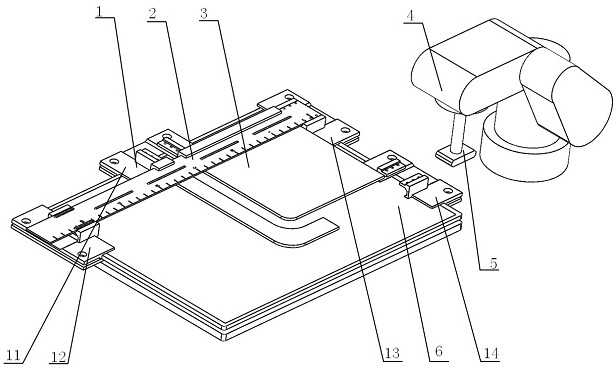 A device for automatic testing of a specific biaxial flipping structure