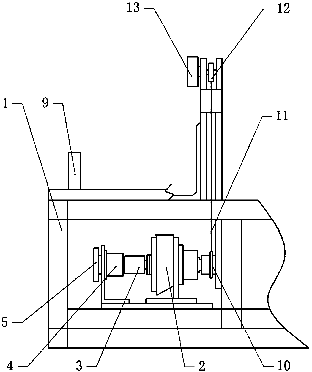 Quick-disassembly winding device