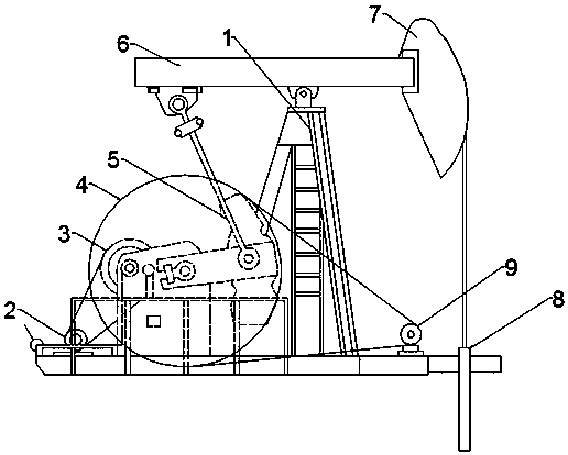 Power generation device using residual potential energy