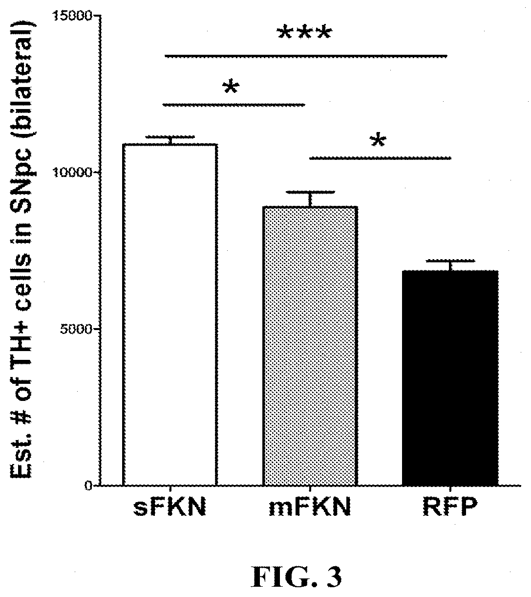 Recombinant adeno-associated virus-mediated expression of fractalkine for treatment of neuroinflammatory and neurodegenerative diseases