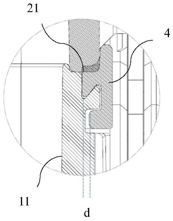 Connector housing assembly and connector housing including same