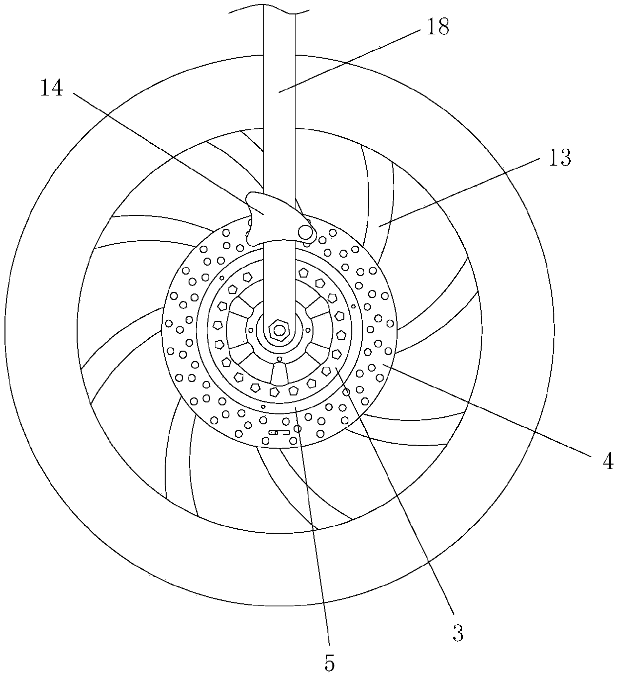 Disc brake disc used for two-wheel vehicle and disc brake lock thereof