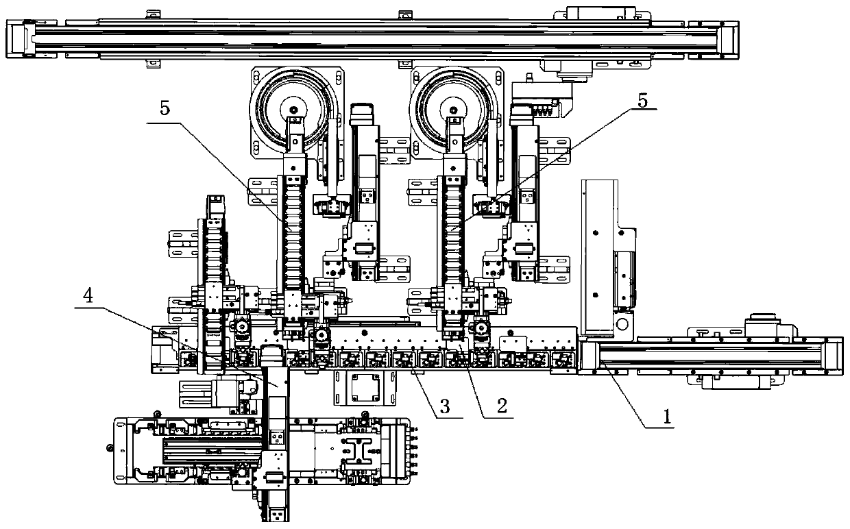 Vibrating motor accessory feeding mechanism