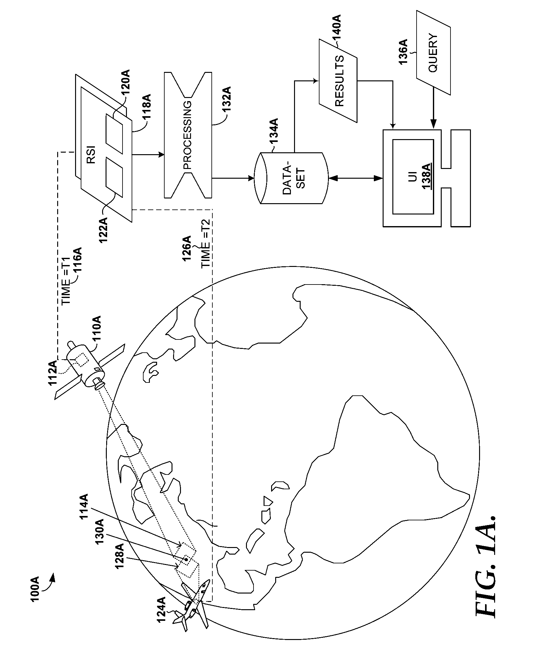 Storing change features detected from high-resolution, remotely sensed imagery