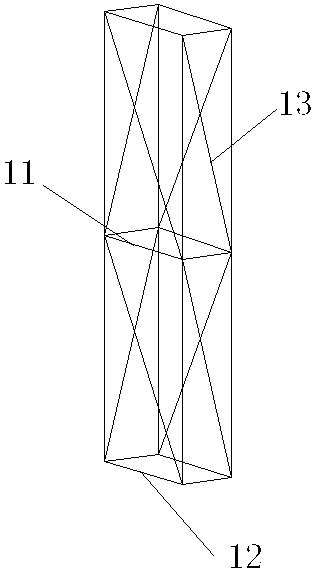 Mirror board support device of solar trough type power generation system