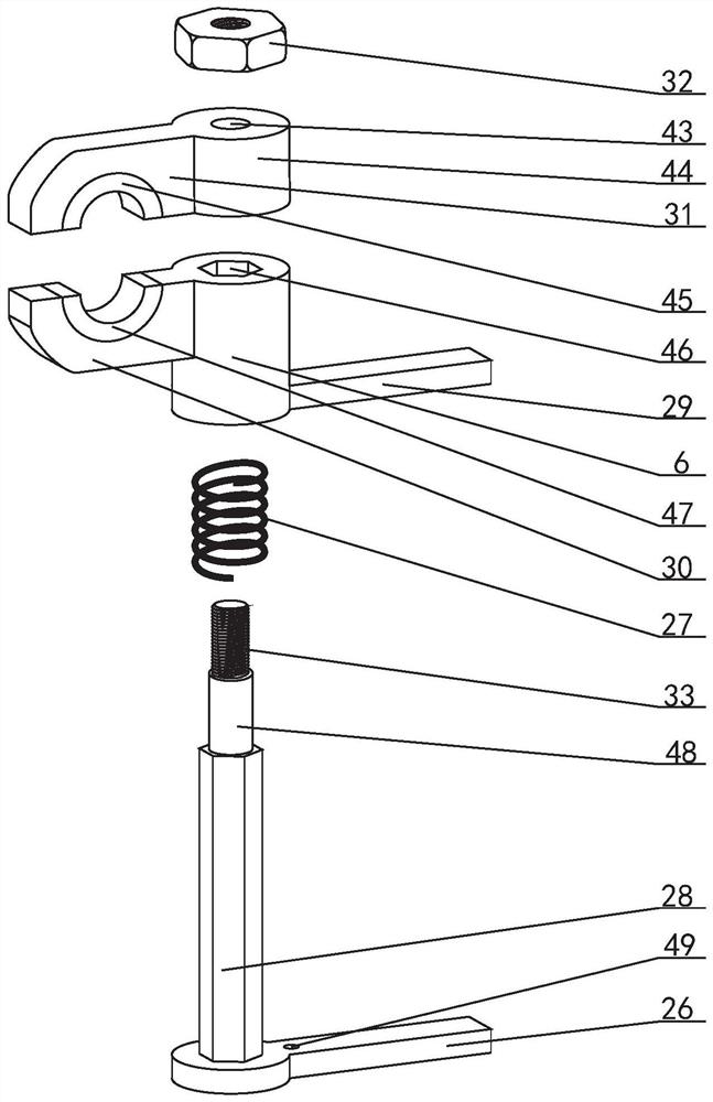 Standing type high-voltage cable operation device