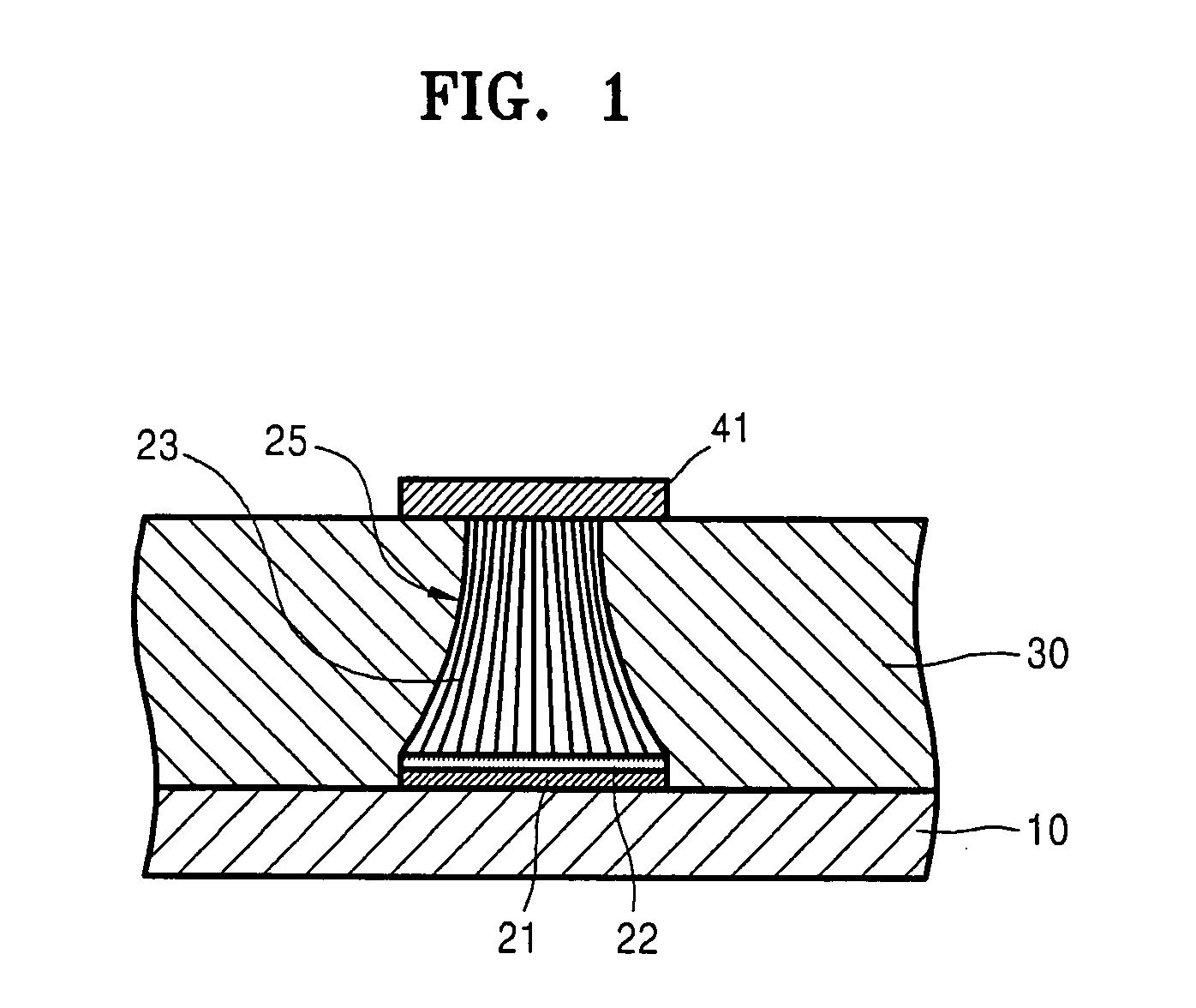 Interlayer wiring of semiconductor device using carbon nanotube and method of manufacturing the same