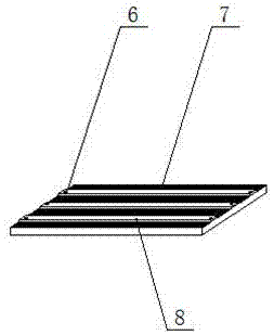 Colored spun yarn fluff adsorption and treatment device