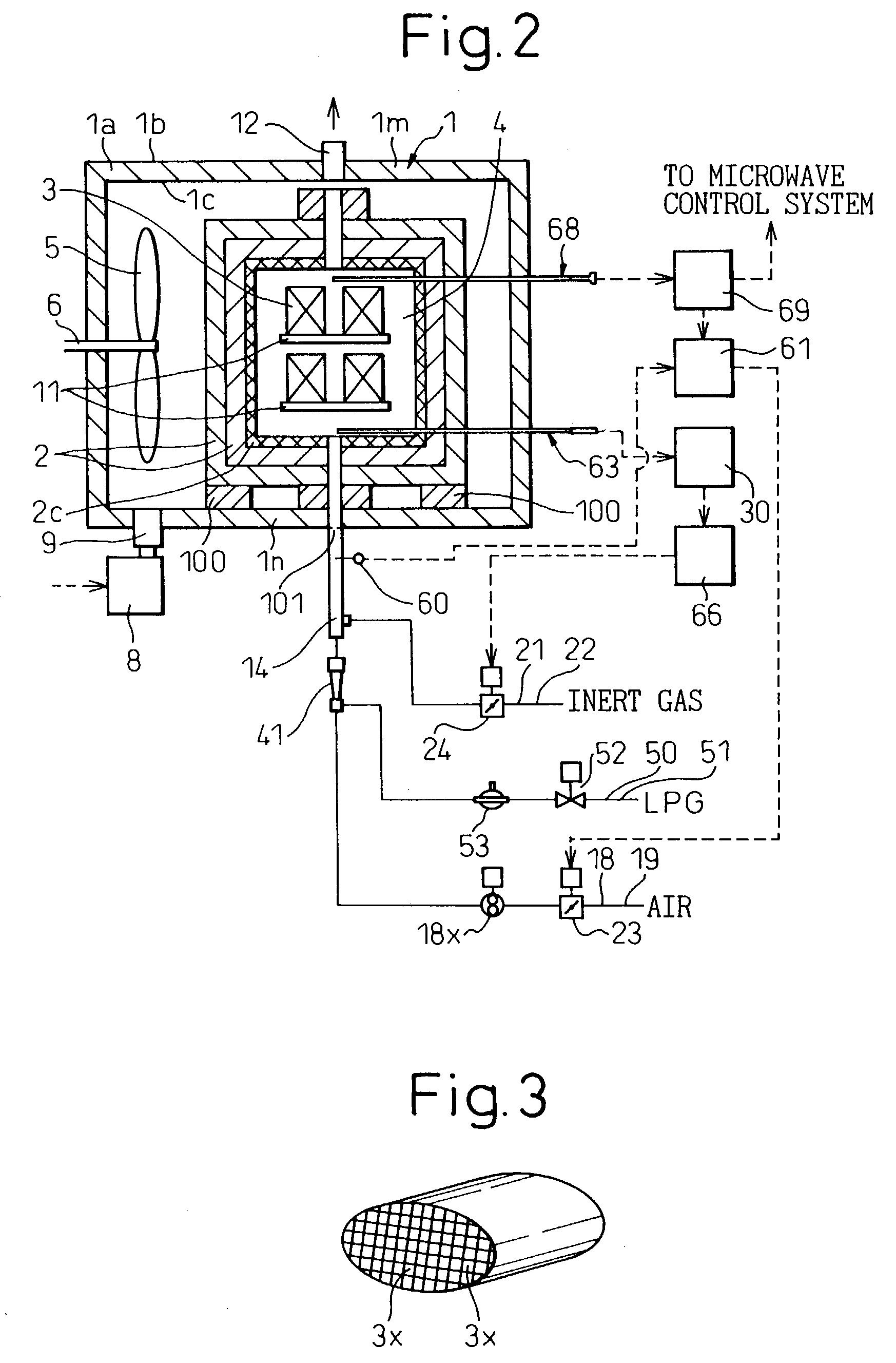 Microwave firing furnace and microwave firing method