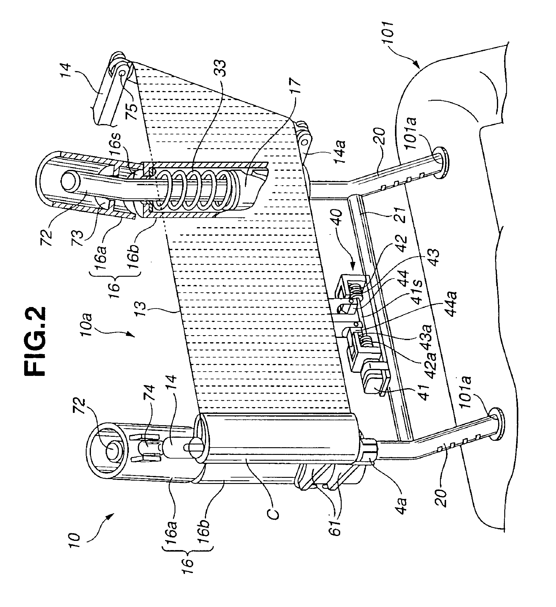 Headrest apparatus for vehicle