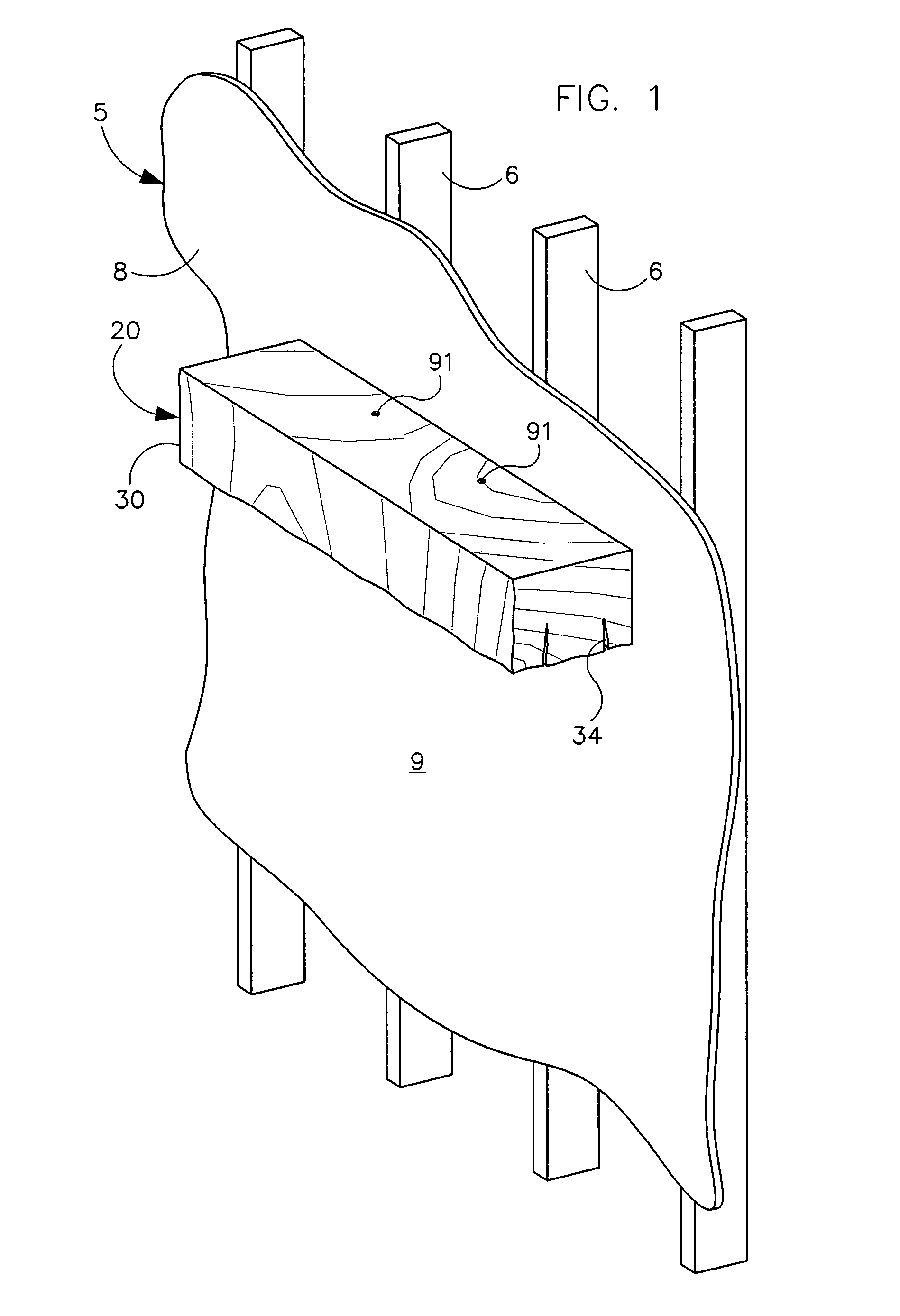 Mantel with hidden mounting assembly