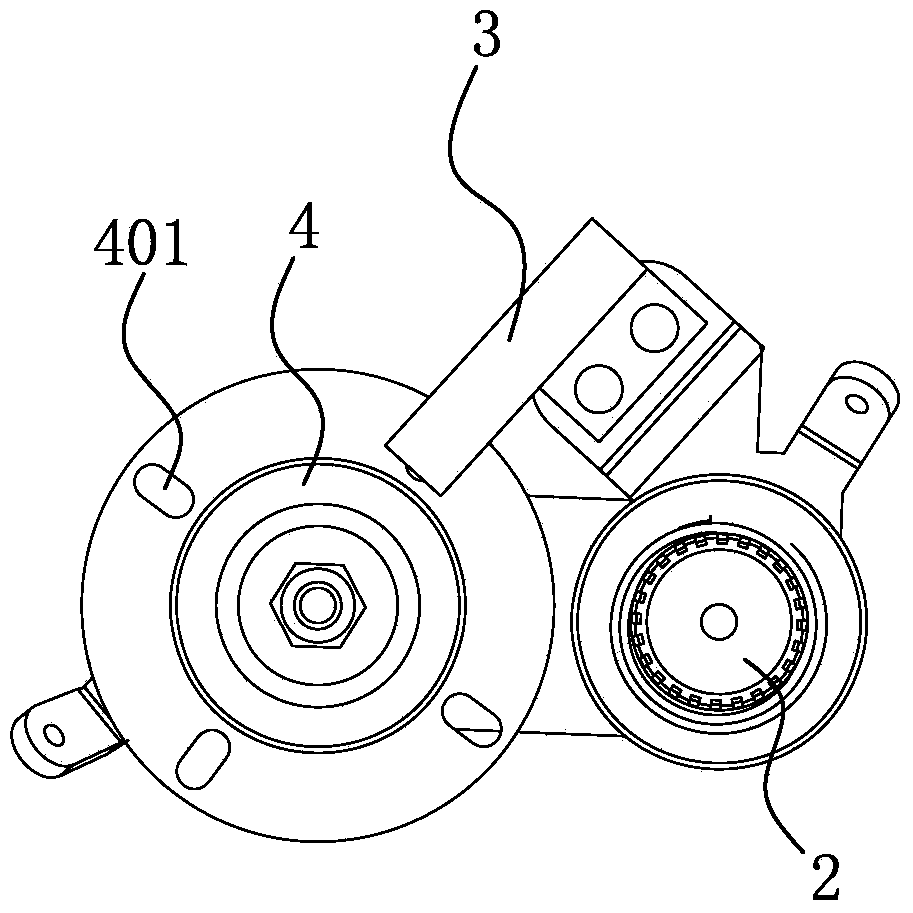 Base line allowance detection device for lock stitch sewing machine and detection method thereof