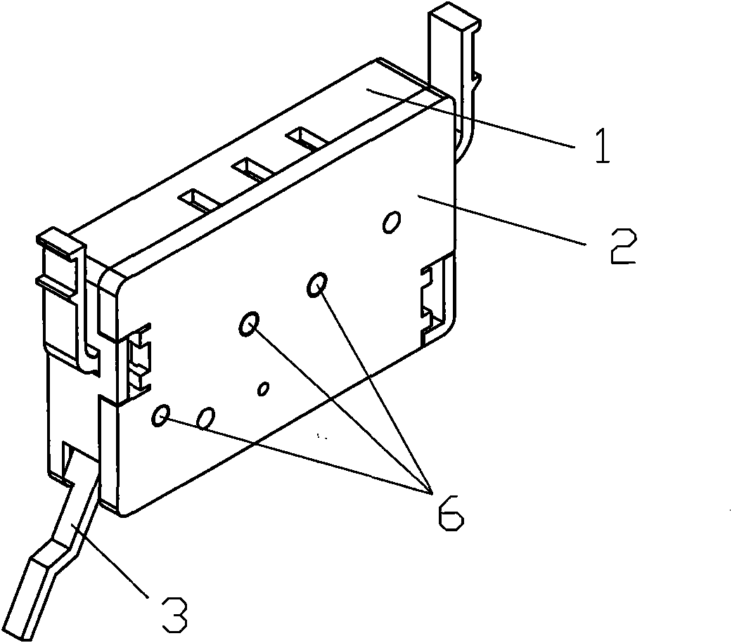 Alarming contact device of moulded case circuit breaker