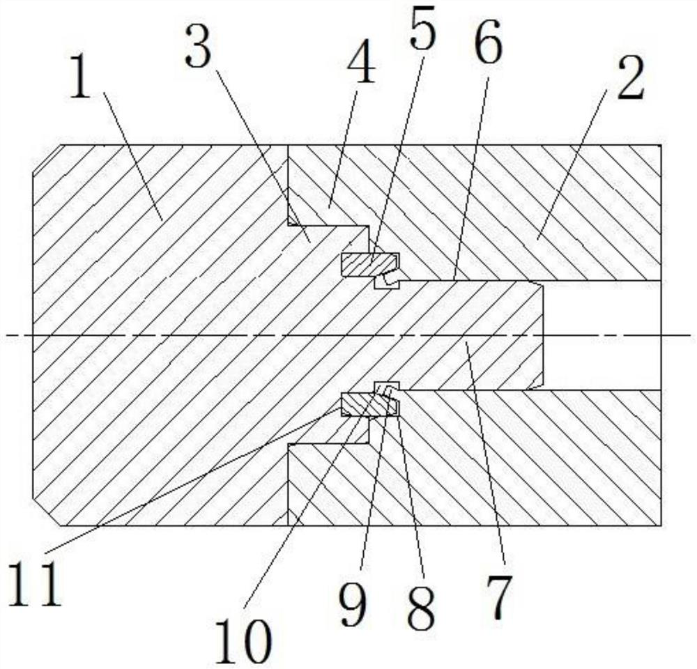 Conductive assembly and connection structure between conductive members