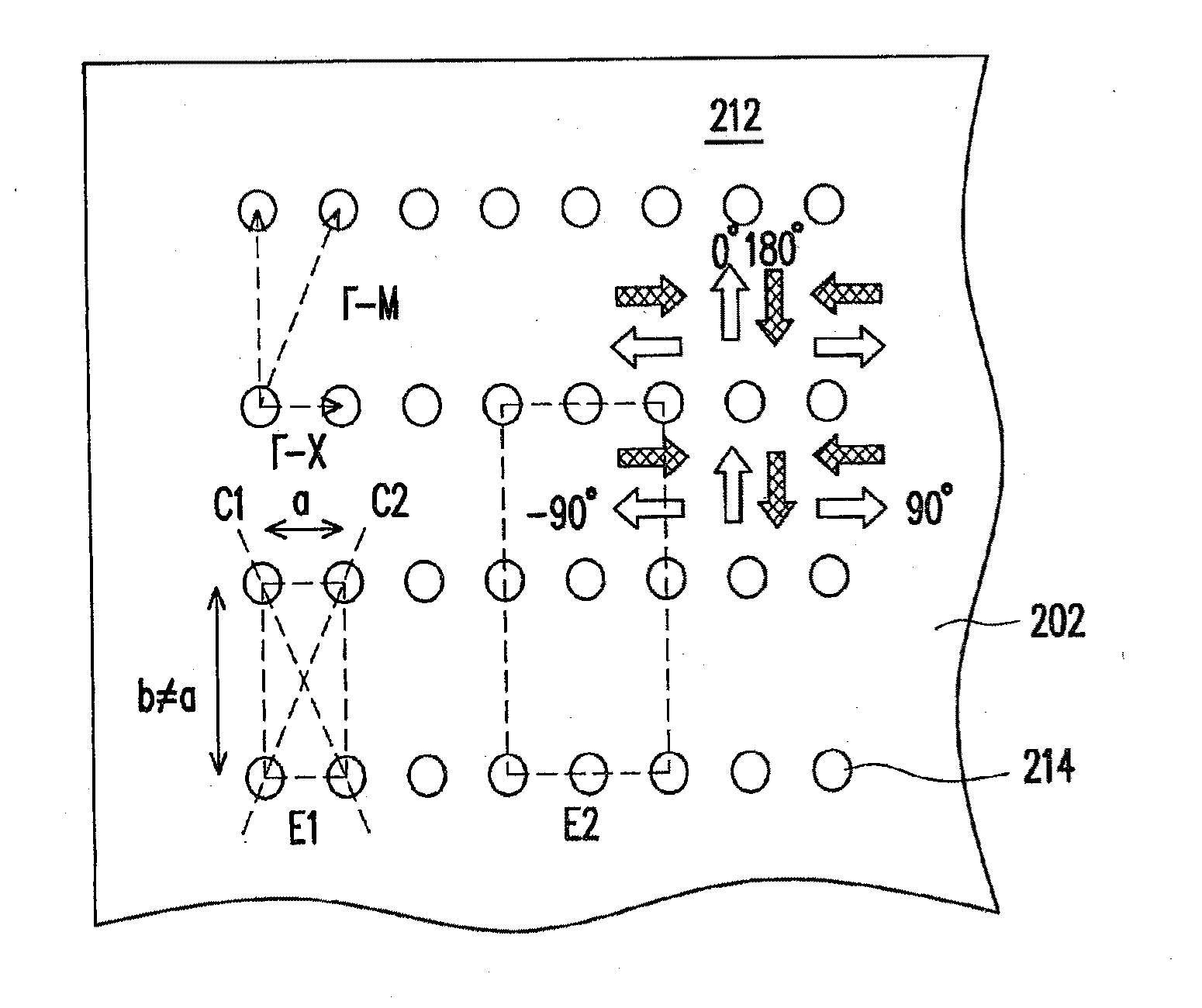 Structure and method to polarize an electromagnetic wave