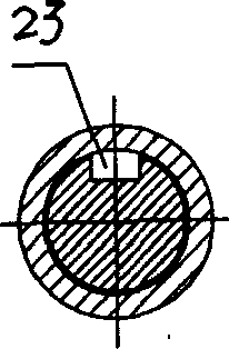 Centrifugal force control type variable displacement vortex type compressor