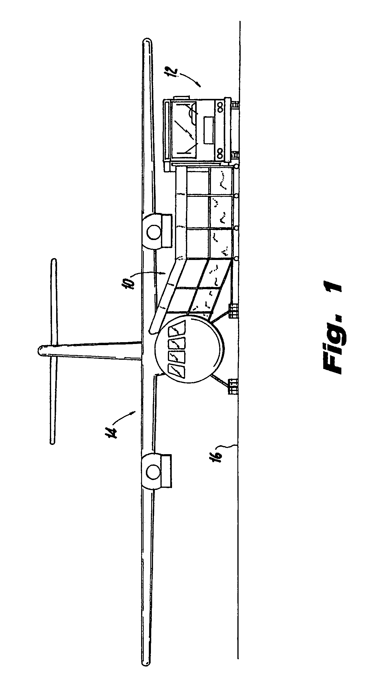 Regional boarding ramp for commuter aircraft