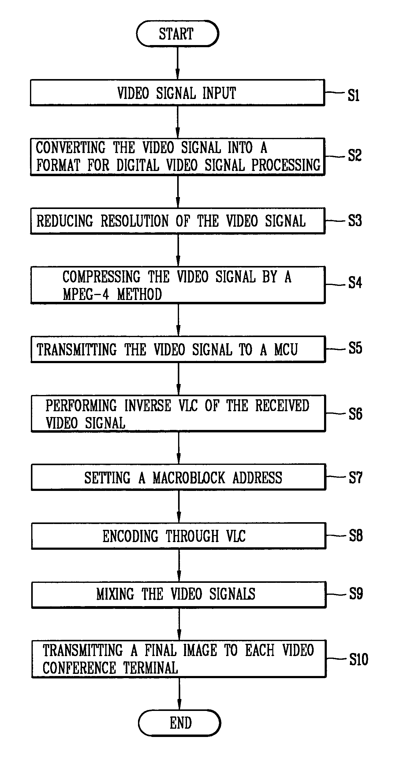 Digital video signal processing apparatus of mobile communication system and method thereof