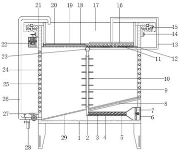 Wheat drying device for agricultural product processing