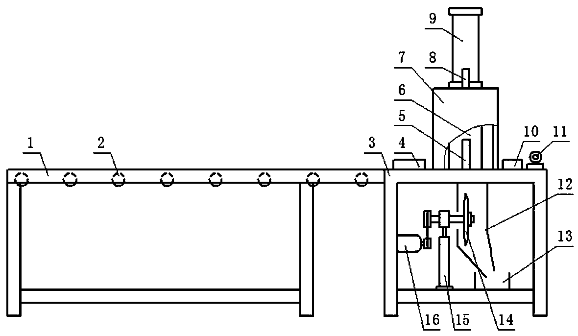 Automatic cutting device of friction shoe of clutch