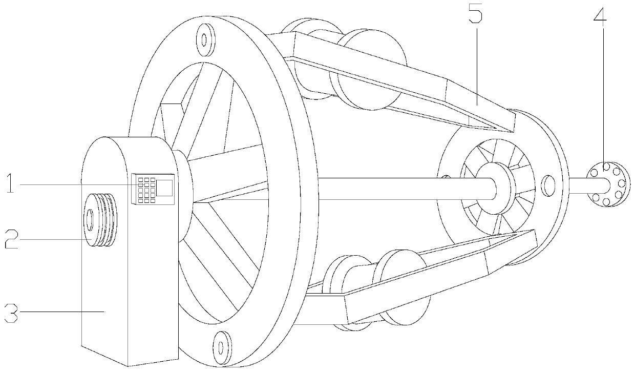 Cable-forming machine by utilizing centrifugal adjustment tension