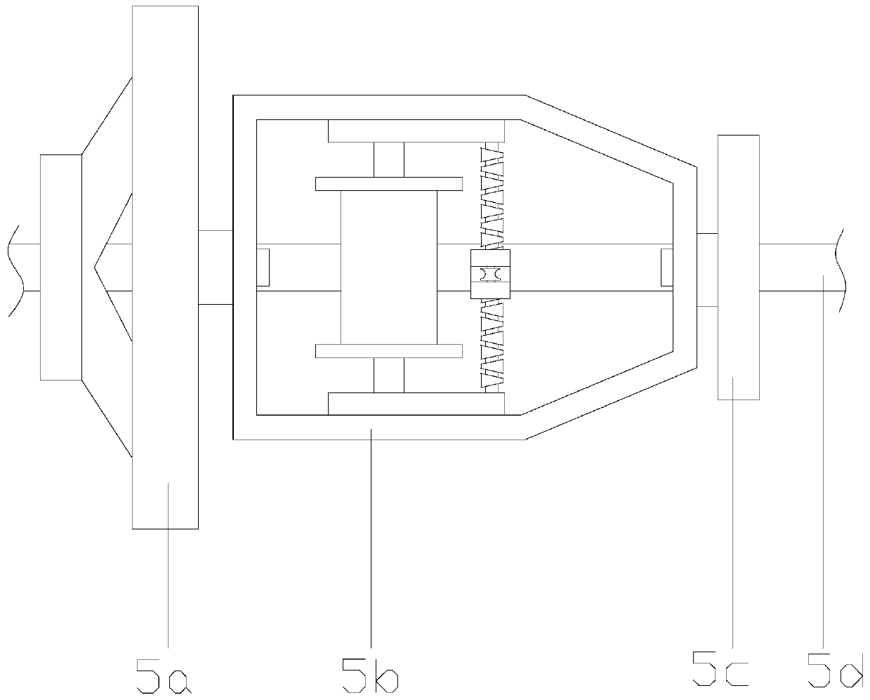 Cable-forming machine by utilizing centrifugal adjustment tension