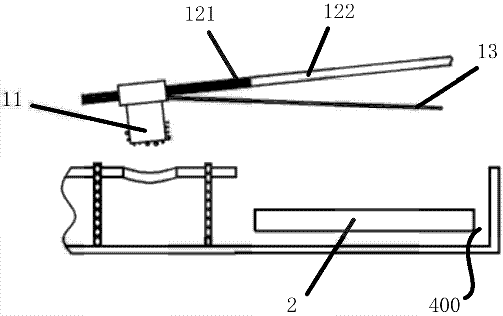 Electromagnetic chip removal mechanism and chip removal device