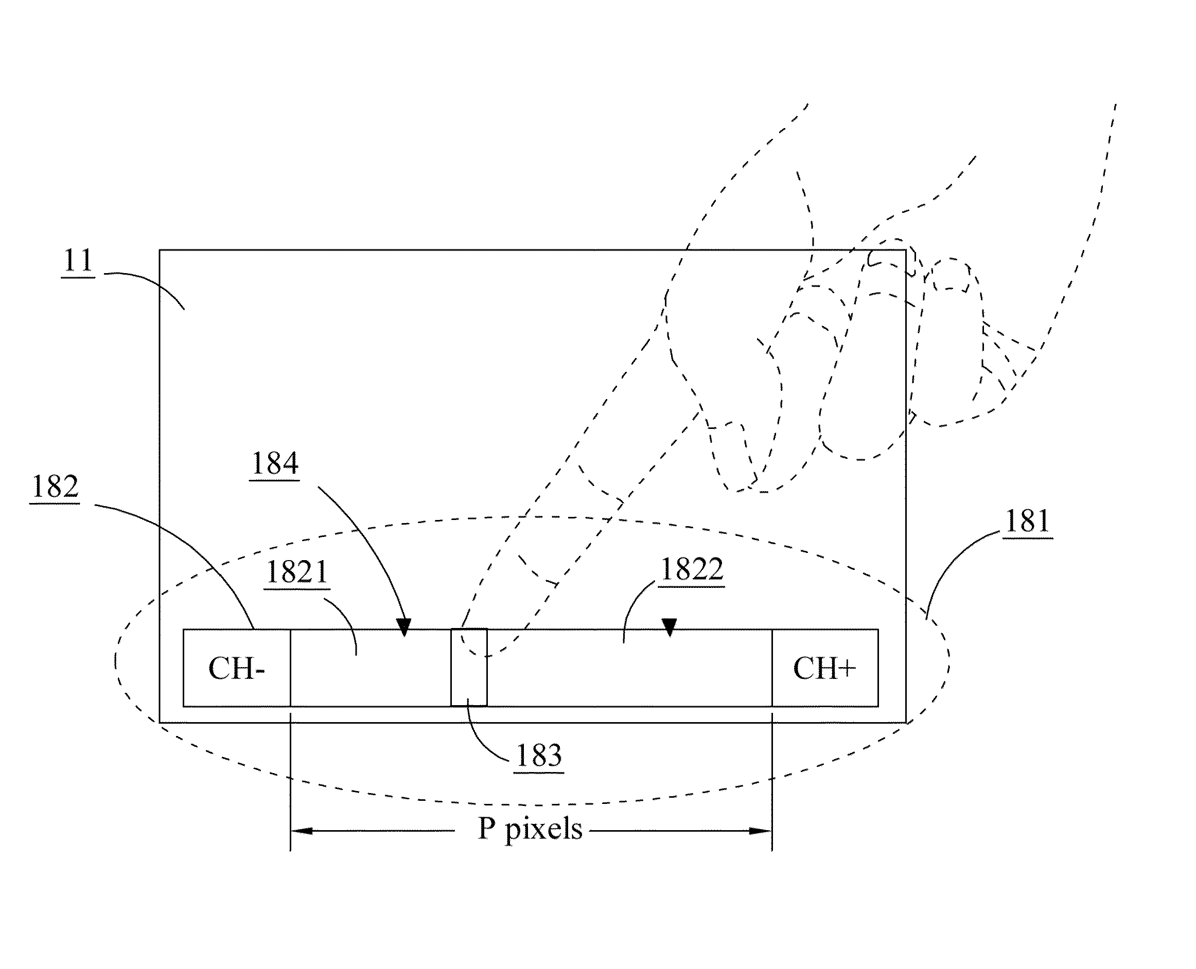 Television operation interface display system and operation method for switching television channels