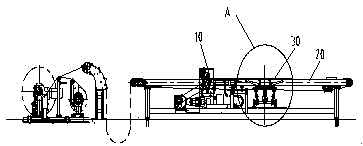 Cord fabric cutting machine