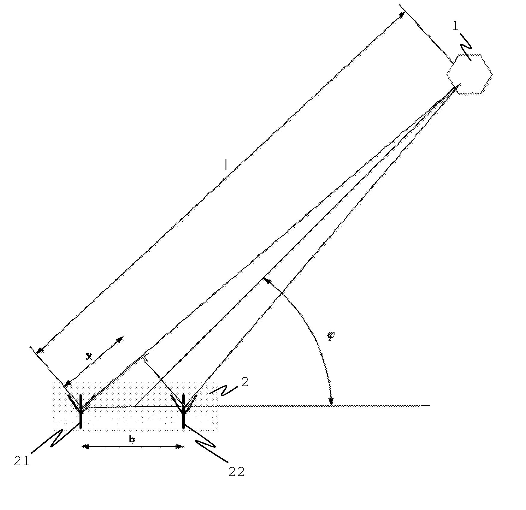 Locating a tag in an area