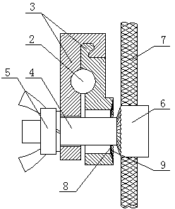 Suspension arm type odontoid guide needle sighting device